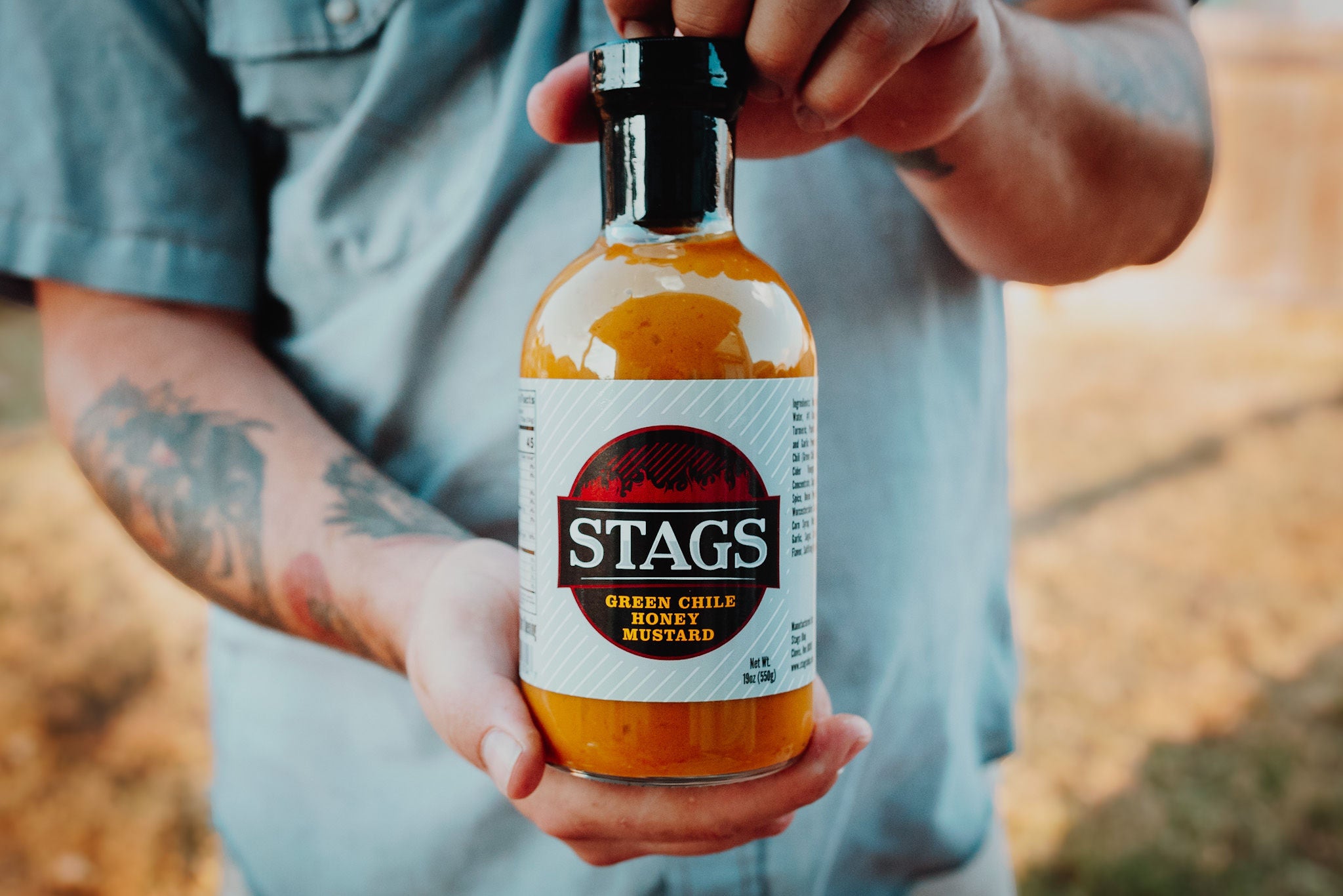 Bold & Gold (Peach Habanero & Green Chile Honey Mustard)