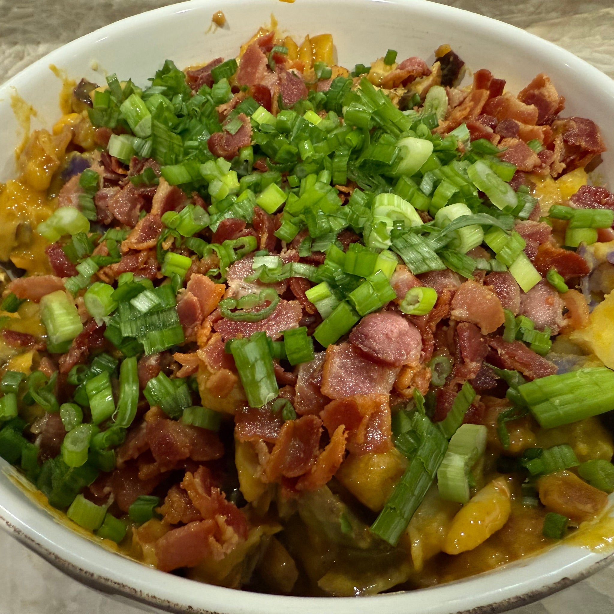 Green Chile Honey Mustard Potato Salad