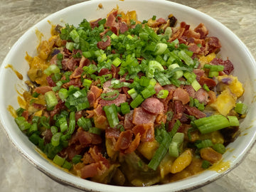 Green Chile Honey Mustard Potato Salad